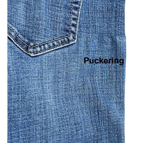 Levi's 512 Jeans Womens 16 Short Perfectly Slimming Stretch Bootcut Medium Wash - Picture 10 of 10